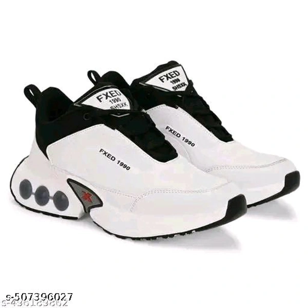 Casual Shoes White And Black All Size - White, All Size