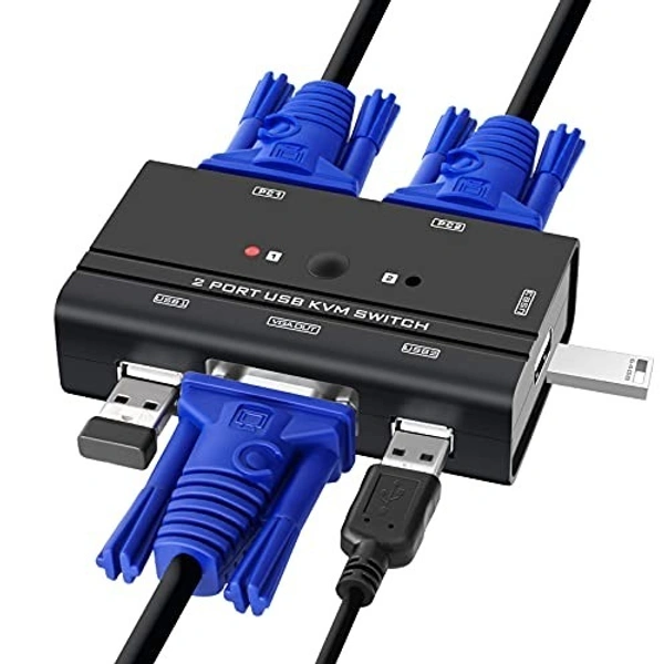 2 Port VGA Kvm Switch
