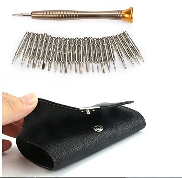 Screw driver 25 in 1 (leather pouch )