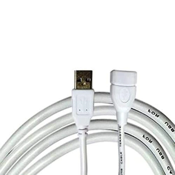 Usb extension white - 5mtr