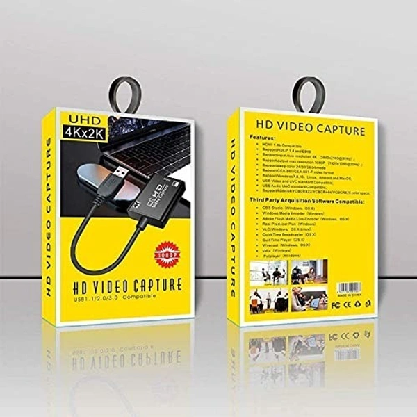 (DS) Yellow HD Video Capture Card