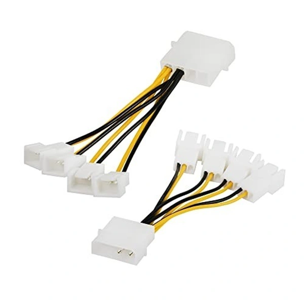 4 PIN IDE 3 pin cooling fan splitter (4 port)