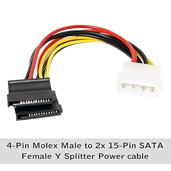 4 PIN male (small) to 15 PIN Y female cable