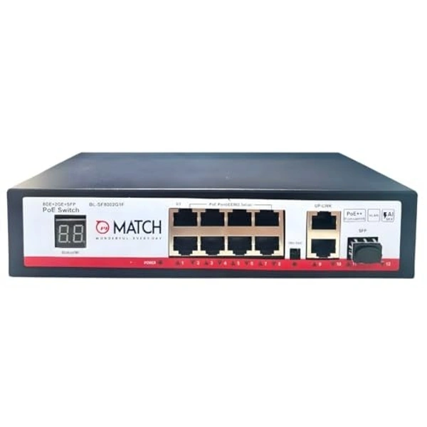 Poe Switch Giga 8+2 (uplink)(10/100/1000mbps)