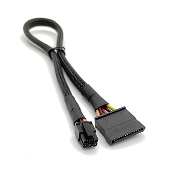6 PIN male to 15 PIN sata male cable 