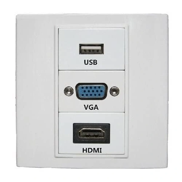 Hdmi+Vga +Usb Faceplate
