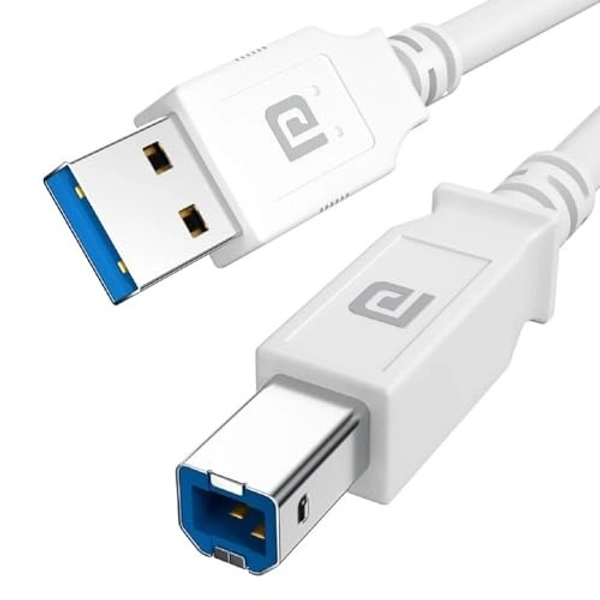 Usb printer white Cable