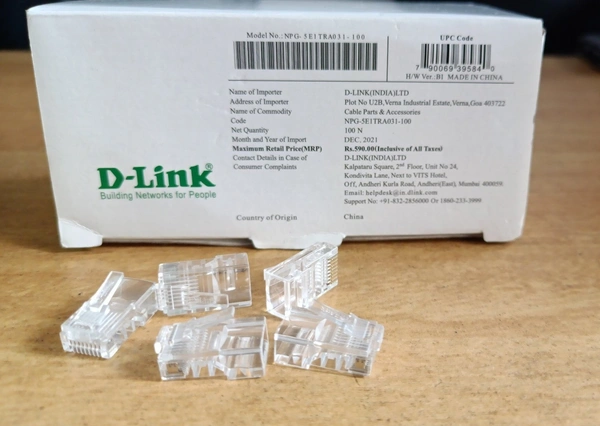 D-Link EJ45 Connector (pack of 100)