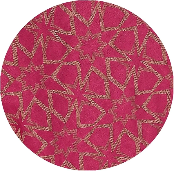 MIMOSA Women Patola Style Art Silk Saree Color Pink - Pink, 6 Yards