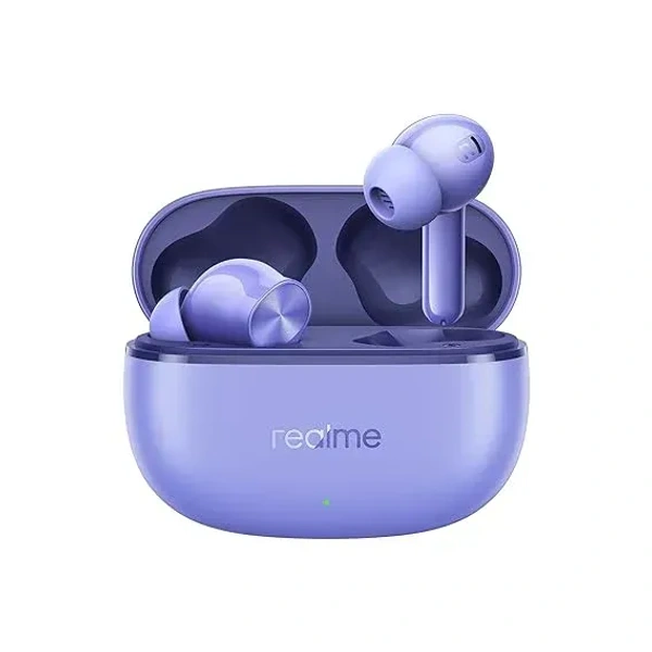 realme Buds T200 Lite Bluetooth in Ear Earbuds,4 Mic, AI ENC for Calls,48 Hours Total Playback with Fast Charging (Purple) - Chetwode Blue
