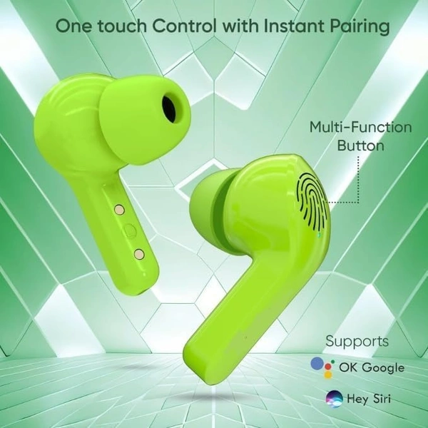 XUTOMISE Wireless Earbuds for Sports & Workout, Bluetooth 5.3 Headphones with Hi-Fi Sound, Noise Cancellation, 30H Battery, Waterproof, Fast Charging, Touch Control Earbuds (Green) - Green