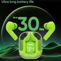 XUTOMISE Wireless Earbuds for Sports & Workout, Bluetooth 5.3 Headphones with Hi-Fi Sound, Noise Cancellation, 30H Battery, Waterproof, Fast Charging, Touch Control Earbuds (Green) - Green