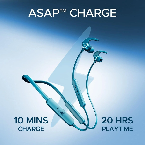 boat ear buds boAt Rockerz 255 Pro+, 60HRS Battery, Fast Charge, IPX7, Dual Pairing, Low Latency, Magnetic Earbuds, in Ear Bluetooth Neckband, Wireless with Mic Earphones (Teal Green)