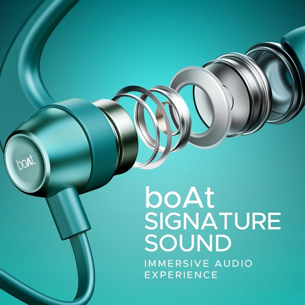 boat ear buds boAt Rockerz 255 Pro+, 60HRS Battery, Fast Charge, IPX7, Dual Pairing, Low Latency, Magnetic Earbuds, in Ear Bluetooth Neckband, Wireless with Mic Earphones (Teal Green)