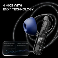 boat ear buds boAt Airdopes 121 Pro Plus, 100HRS Battery, 4Mics ENx, 50ms Low Latency, Fast Charge, LED Display, IPX5, v5.3 Bluetooth in Ear Earbuds, TWS Ear Buds Wireless Earphones with mic (Blue) - Blue