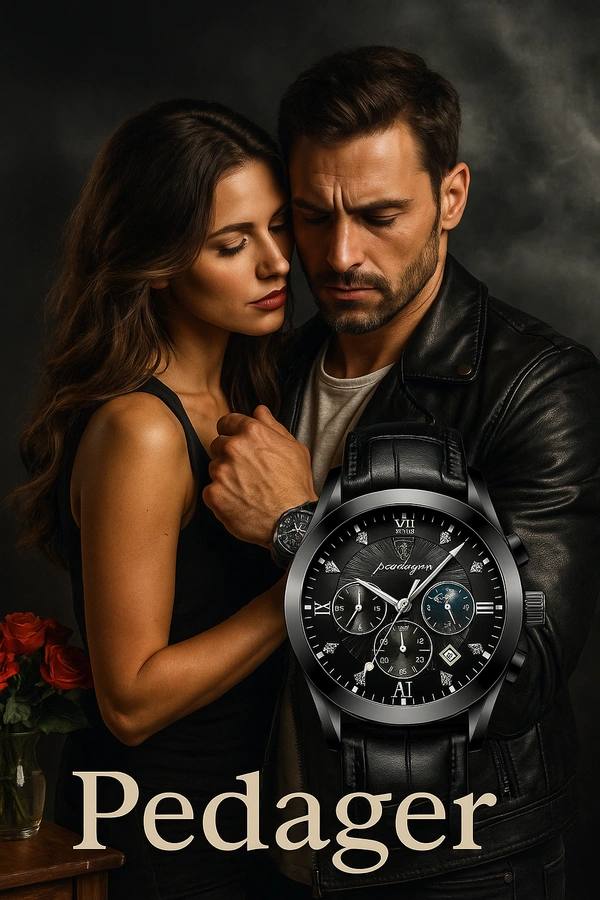 Quartz Laxary Watch  Poedagar 820 Chronograph Quartz Men's Watch – Stylish & Durable Casual Wristwatch Black Stripe Variant.  Price Drop  Down 1099