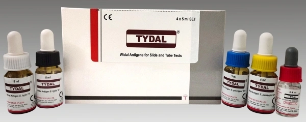 Tydal Widal Antigen Set For Slide And Tube Tests