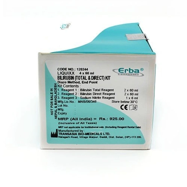ERBA Bilirubin (Total & Direct) Biochemistry Reagent