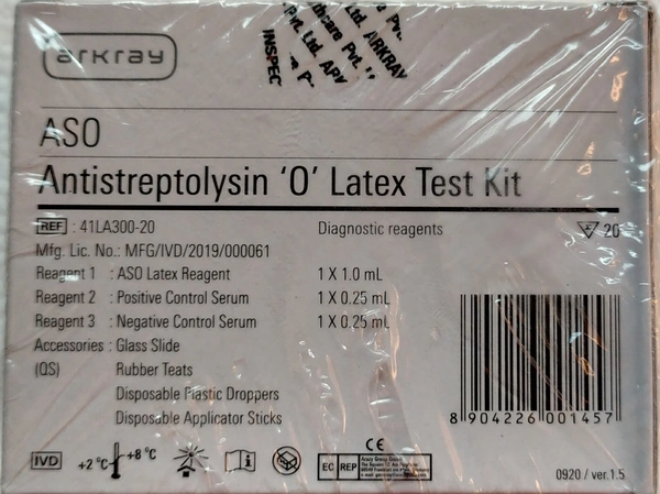 Arkray ASO Antistreptolysin 'O' Latex Test Kit - 20ml
