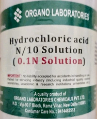 Organo Laboratories Hydrochloric Acid (N/10) - 500ml.