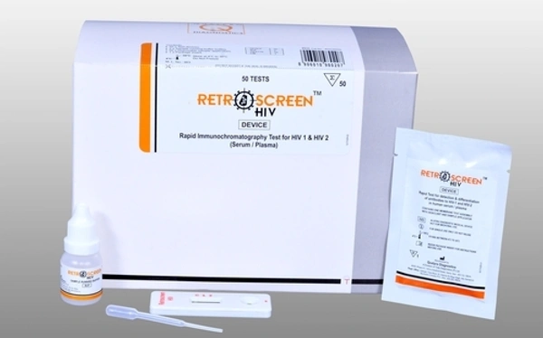 Rapid Immunochromatography Test For HIV1 & HIV2 (Serum/plasma)
