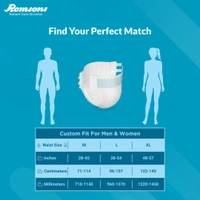 Romson Dignity Magna Adult Diapers10 Pcs/Pack - XL, Pack of 1 (10 Pcs)