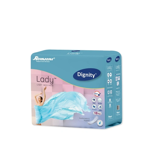 Dignity Lady Light Incontinence Pads10 Pads/Pack