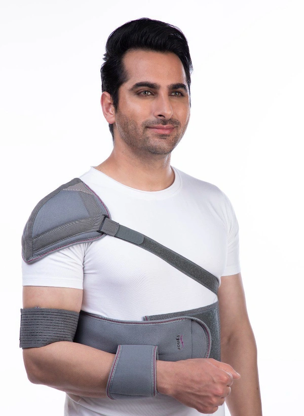 TYNOR ELASTIC SHOULDER IMMOBILISER, GREY, 1 UNIT