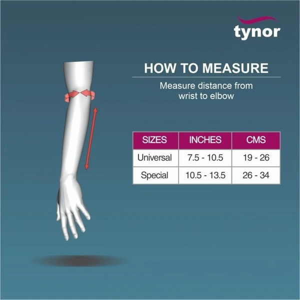 TYNOR FOREARM SPLINT, GREY, 1 UNIT - SPL