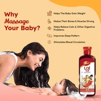 Dabur Lal Tail - Ayurvedic Baby Oil 2x Faster Physical Growth - 100 ml