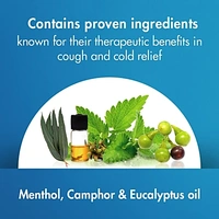 Vicks Vaporub Balm with Menthol, Camphor & Eucalyptus Oil | Relieves 6 Symptoms of Cough & Cold | Goodness of Ayurveda - 25 ml