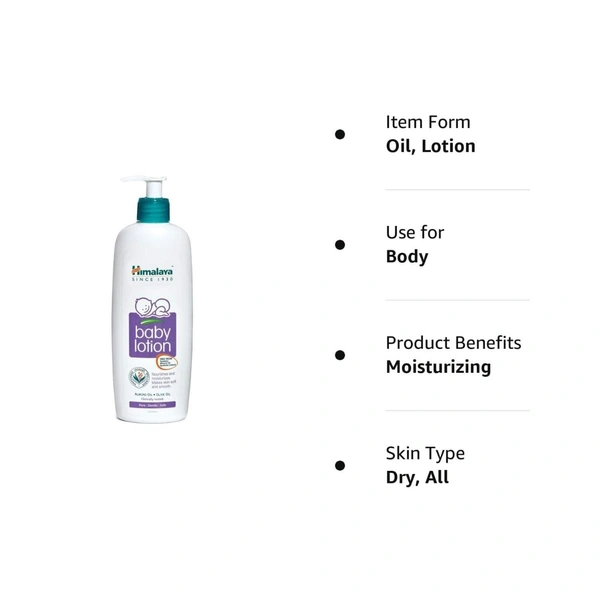 Himalaya Baby Body Lotion, For All Skin Types - 700ml