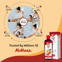 Dabur Lal Tail - Ayurvedic Baby Oil 2x Faster Physical Growth - 100 ml