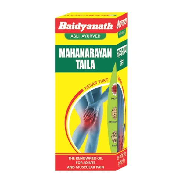 Baidyanath Asli Ayurved Mahanarayan Tail | Ayurvedic Joint Pain Relief Massage Oil
