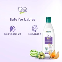 Himalaya Baby Massage Oil for strong bones & muscles | with Vitamin E | No. 1 Doctor Prescribed - 500ml