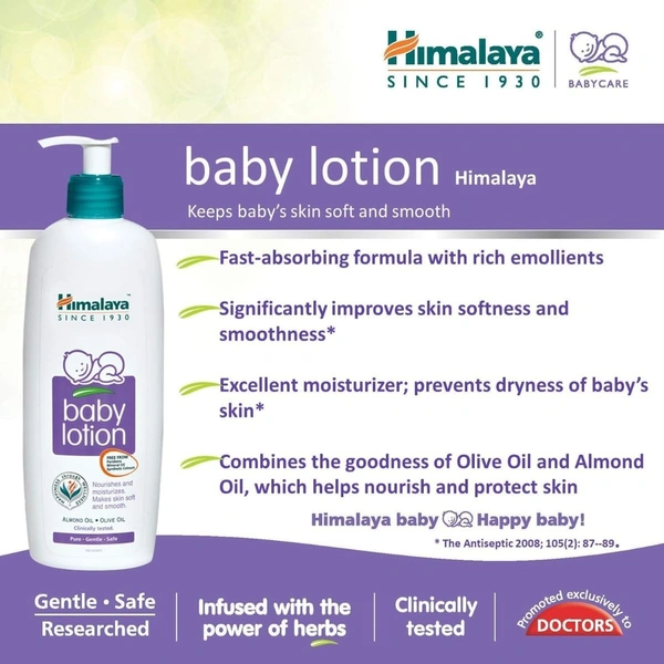 Himalaya Baby Body Lotion, For All Skin Types - 700ml
