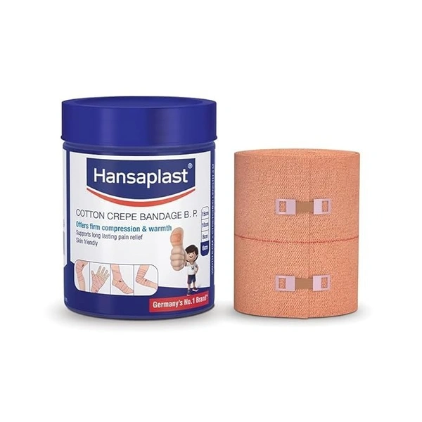 Hansaplast Soft Cotton Pain Relief Crepe Bandage Pack of 1