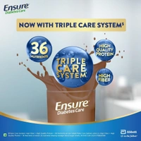 Ensure Diabetes Care Choco Powder with High Fiber, Protein & 36 Nutrients | Helps Manage Blood Sugar Levels in 4 weeks - 375g