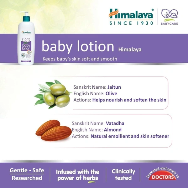 Himalaya Baby Body Lotion, For All Skin Types - 700ml