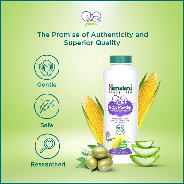 Himalaya Baby Powder with Pure Corn Starch - 400g