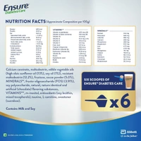 Ensure Diabetes Care Choco Powder with High Fiber, Protein & 36 Nutrients | Helps Manage Blood Sugar Levels in 4 weeks - 375g