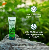 Himalaya Purifying Neem Face Wash|Clinically proven to fight against acne and pimples|Gently cleanses|100% naturally derived Neem|Works from 1st wash|For both men and women|100 ml - 100 ml