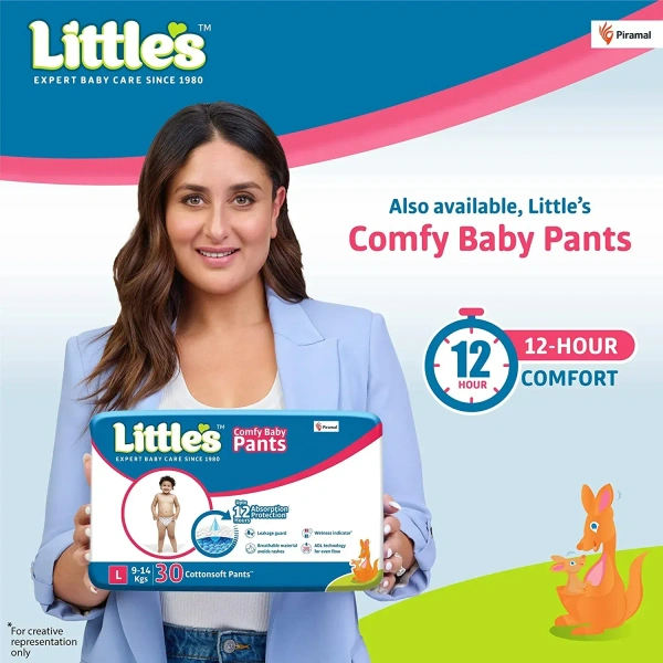 Little's Little's Soft Cleansing Baby Wipes | Contains Aloe Vera & Jojoba Oil -80 wipes - Pack of 1 x 80 Wipes, 80 Wipes