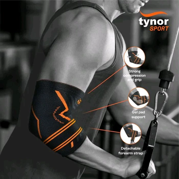 Tynor Elbow Support Air Pro - Web Orange, Extra Large