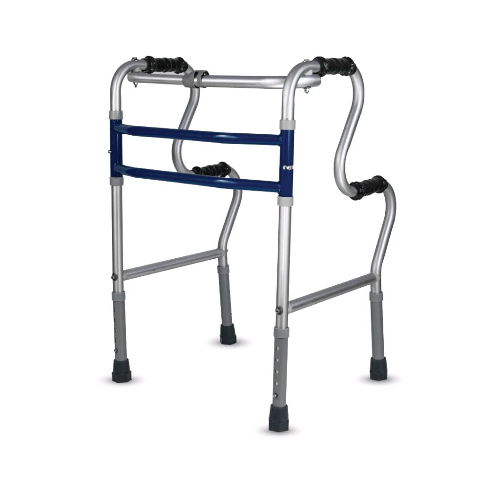Dura Step Walker (Aluminium) | Foldable Walking Aid | Adjustable Height ...
