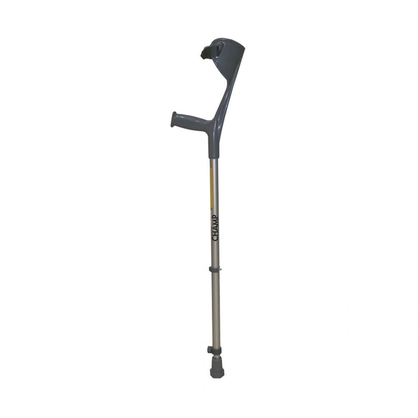 Champ Max Elbow Crutch (Fixed Handle) for Physically Challenged | Light Weight & Adjustable Height