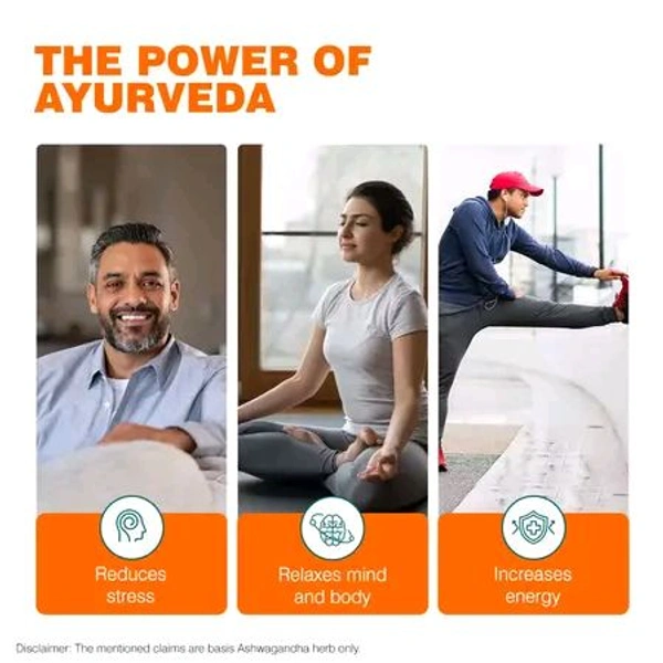 Himalaya Wellness Ashvagandha Tablet | Stress Relief Supplement | Rejuvenates Mind & Body - 60 Tablets