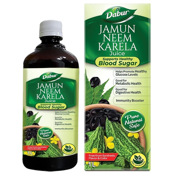 Dabur Jamun Neem Karela Juice| Control Blood Sugar & Bad Cholesterol | Diabetic Care