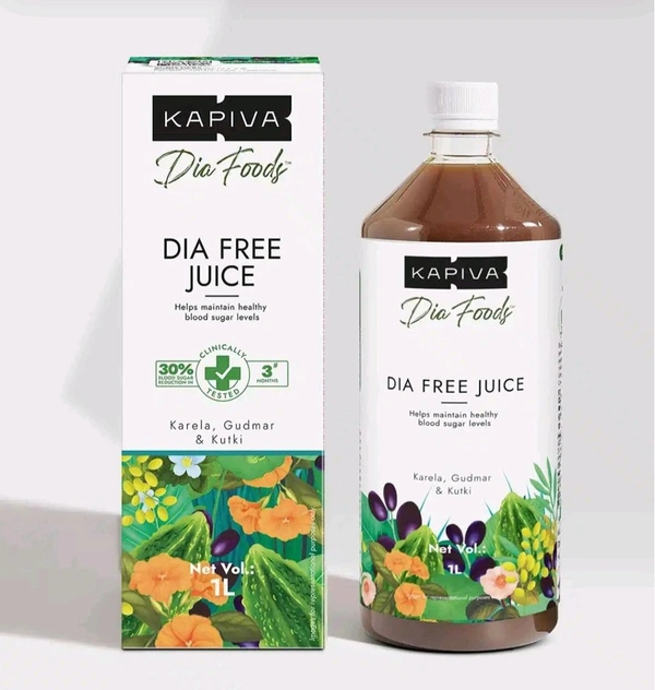 Kapiva Diafree Juice for Diabetes Care | Helps Maintain Healthy Blood Sugar Levels