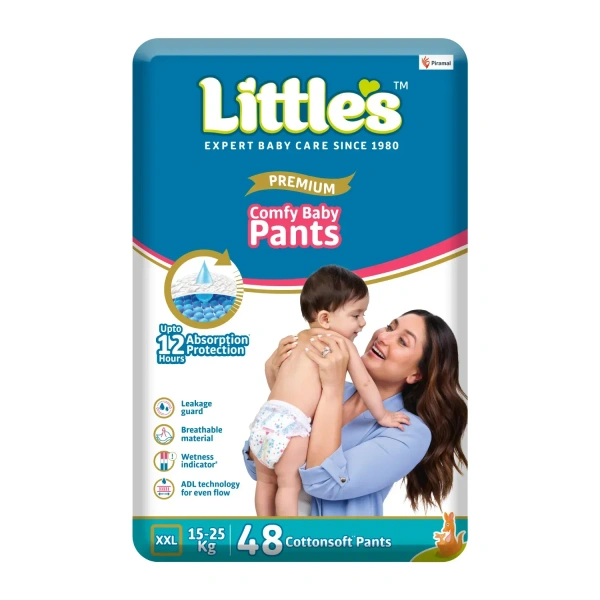 Little's Comfy Baby Pants | Baby Diaper | Cotton Soft Pants